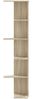vidaXL Wand-Eckregal Sonoma-Eiche 36,5x36,5x140 cm Holzwerkstoff 852629 Bild 4