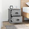vidaXL Nachttische 2 Stk. Betongrau 39x39x47,5 cm Holzwerkstoff 816153 Bild 4