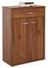 CARO-Möbel Kommode Sideboard Schrank Tommy in nussbaum, Anrichte Highboard mit Schublade und 2 Türen Bild 5