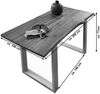 Esstisch Baumkante massiv Akazie cognac 200x100 silber Esra 61870316 Bild 2