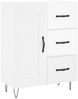 vidaXL Sideboard Hochglanz-Weiß 69,5x34x90 cm Holzwerkstoff 830254 Bild 2