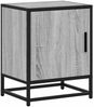 vidaXL Nachttisch Grau Sonoma 40x31x50 cm Holzwerkstoff und Metall 848715 Bild 2