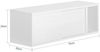 SoBuy FHK18-W Wandgarderobe, MDF, Lackiert, Weiß, 75 x 23 x 20 cm Bild 3