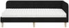 vidaXL Eckbettgestell Schwarz 100 x 200 cm Stoff 3394127 Bild 5