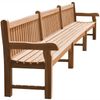 Parkbank Piceno XXL Teak Massivholz extra stark - Breite: 600 cm Bild 3