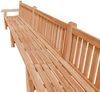 Parkbank Piceno XXL Teak Massivholz extra stark - Breite: 600 cm Bild 4