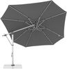 Doppler Sonnenschirm / Pendelschirm "Expert 400 Side", anthrazit, Ø 400 cm Bild 4