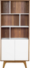 Schrank dunkler Holzfarbton / weiß COLUMBUS Bild 5