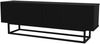 TV-Lowboard Verpsboga kurzes Gestell 135x32x47 cm Schwarz [en. casa] Bild 5