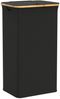 efluky Wäschekorb 100L Bambus Deckel faltbar XXL black Laundry Basket Bild 4