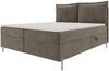 Boxspringbett Elysio - Cordstoff - cappuccino - 200x200 cm Bild 1