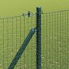 vidaXL Schweißdrahtzaun mit Spikes Stahl und PVC Grün Netz 3352063 Bild 4