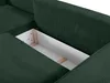 Vente-unique - AMELIA Sofa SamtStoff Grün - B 167 cm x H 85 cm x L 267 cm Bild 5