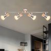 RGB LED Deckenlampe mit vertsellbaren Spots für den Wohnraum Bild 3