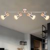 RGB LED Deckenlampe mit vertsellbaren Spots für den Wohnraum Bild 3