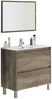 Waschbeckenunterschrank >DAKOTA< in Nordik - 80x80x45 (BxHxT) Bild 4