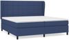 Boxspringbett mit Matratze Stoff Blau 200x200 cm, Härtegrad: H2 [3127995] Bild 2