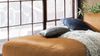 KAWOLA Sofa LOLA Ecksofa Stoff cognac mit motorischer Relaxfunktion Recamiere links 82 x 178 x 233 cm Bild 4