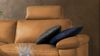KAWOLA Sofa LOLA Ecksofa Stoff cognac mit motorischer Relaxfunktion Recamiere links 82 x 178 x 233 cm Bild 5