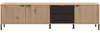 Vente-unique - MERELA TV unit Holz, Platte SchwarzBeige - B 40,1 cm x H 54,3 cm x L 208,2 cm Bild 2