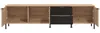 Vente-unique - MERELA TV unit Holz, Platte SchwarzBeige - B 40,1 cm x H 54,3 cm x L 208,2 cm Bild 4