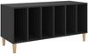 vidaXL Plattenschrank Schwarz 100x38x48 cm Holzwerkstoff 831974 Bild 2