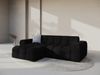 Micadoni Ecksofa Kendal 4-Sitzer Links Samt Magic Velvet Schwarz Bild 5