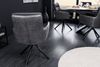 riess-ambiente Polsterstuhl BIG GEORGE anthrazit / schwarz (Einzelartikel, 1 St), Esszimmer · Echtleder · Microfaser · 360° drehbar · Armlehne · Retro Bild 3
