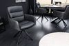 riess-ambiente Polsterstuhl BIG GEORGE anthrazit / schwarz (Einzelartikel, 1 St), Esszimmer · Echtleder · Microfaser · 360° drehbar · Armlehne · Retro Bild 2