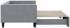 vidaXL Tagesbett Ausziehbar Hellgrau 90x190 cm Stoff 3196588 Bild 4