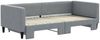 vidaXL Tagesbett Ausziehbar Hellgrau 90x190 cm Stoff 3196588 Bild 3