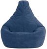 icon Sitzsack Kinder Sessel aus Cord Flauschig „Dalton", 69x59x65cm, Made in Germany, für Kinderzimmer, mit Füllung Bild 4