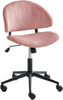 Bürostuhl KIANA Cord Rosa Bild 4