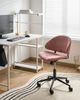 Bürostuhl KIANA Cord Rosa Bild 3