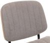 2er-Set Esszimmerstuhl HWC-O44, Küchenstuhl Stuhl, Bugholz Stoff (370g/m²) Öko-Tex FSC® ~ natur, hellgrau Bild 5