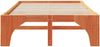 vidaXL Bettrahmen Braun 120 x 190 cm Massives Kiefernholz 873000 Bild 5