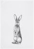 17,30 Hamburg Geschirrtuch Hase, Dunkelgrau, (1-tlg), 50x70cm, Siebdruck Bild 2