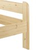Bettrahmen Kieferbett natur 90x200 Einzelbett Massivholz-Bettgestell ohne Rollrost 60.39-09 oR Bild 2