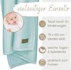 Babydecke DIKOS® Babydecke aus *100%* Bio Baumwolle atmungsaktiv clean, DIKOS, PREMIUM Qualität atmungsaktiv, nachhaltig, plastikfrei, kuschelweich Bild 3
