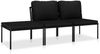 vidaXL 3-tlg. Garten-Lounge-Set mit Auflagen Schwarz PVC 48593 Bild 2
