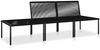vidaXL 3-tlg. Garten-Lounge-Set mit Auflagen Schwarz PVC 48593 Bild 3
