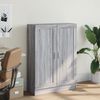 vidaXL Bücherschrank Grau Sonoma 82,5x30,5x115 cm Holzwerkstoff 833787 Bild 3