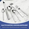 HOMELUX Besteck-Set Besteck set für 12 Personen,72-tlg Edelstahl Besteckset,Cutlery Set, Edelstahl,Spiegelpoliert Bild 4