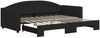 vidaXL Tagesbett Ausziehbar Schwarz 90x190 cm Stoff 3197200 Bild 2