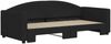 vidaXL Tagesbett Ausziehbar Schwarz 90x190 cm Stoff 3197200 Bild 3