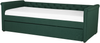 Tagesbett LIBOURNE 90 x 200 cm Stoff Dunkelgrün Bild 4