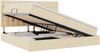 vidaXL Bett mit Stauraum und LED mit LED Creme 200 x 200 cm Polyester 3372568 Bild 2