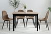 Finori Capri 81C Esstisch, Dekor Artisan Oak / schwarz | Maße ca. (B/H/T): 110 x 76 x 67 cm Bild 3