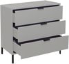 Maeusbacher Bonnie Kommoden Quadrat kreidegrau matt lack BxHxT: 81 x 80 x 45 cm Bild 4