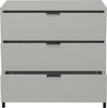 Maeusbacher Bonnie Kommoden Quadrat kreidegrau matt lack BxHxT: 81 x 80 x 45 cm Bild 2